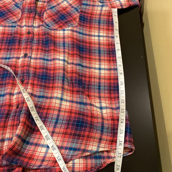 Express Flannel Shirt with Sequins Size Small - Picture 6 of 7